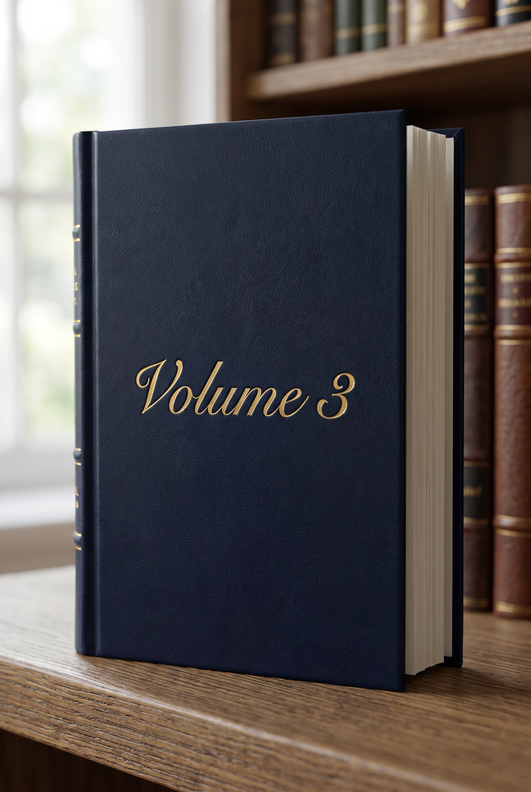 Cursive Numbers Font for Book Cover