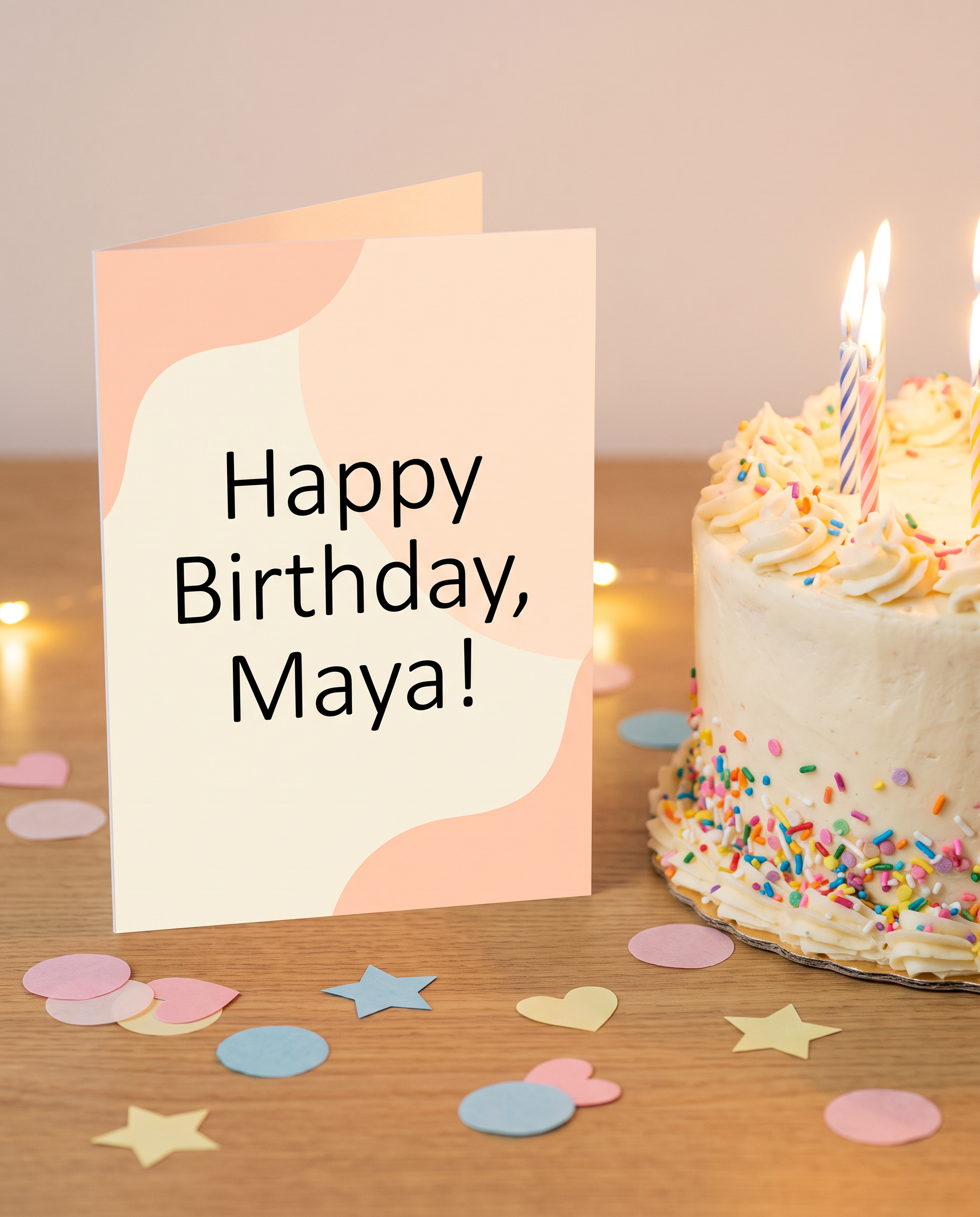 Calibri Light Font for Happy Birthday