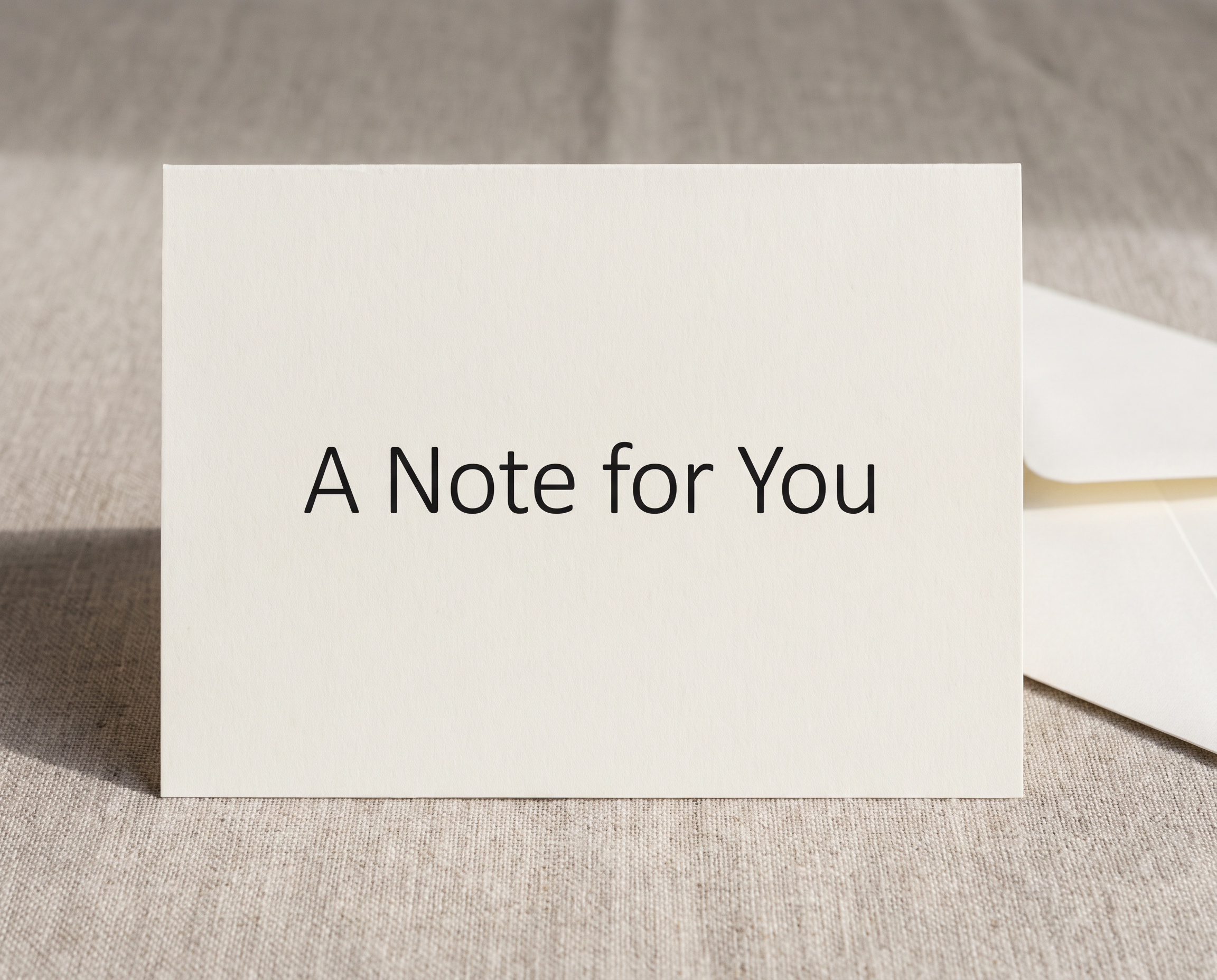 Calibri Light Font for Embossed Stationery Card