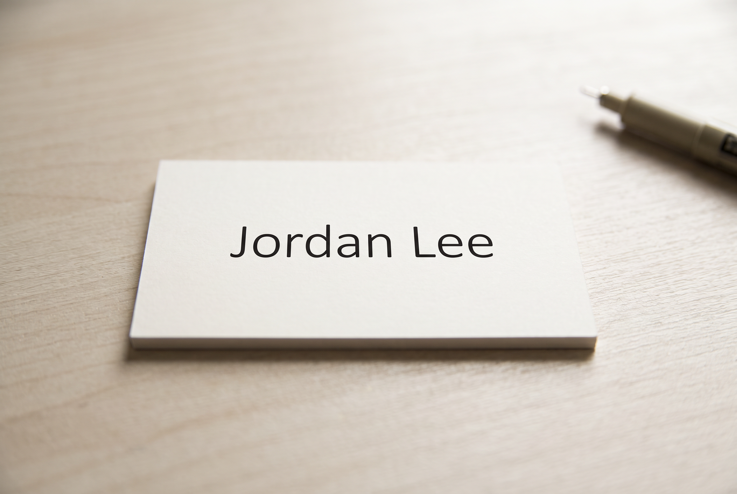 Calibri Light Font for Name