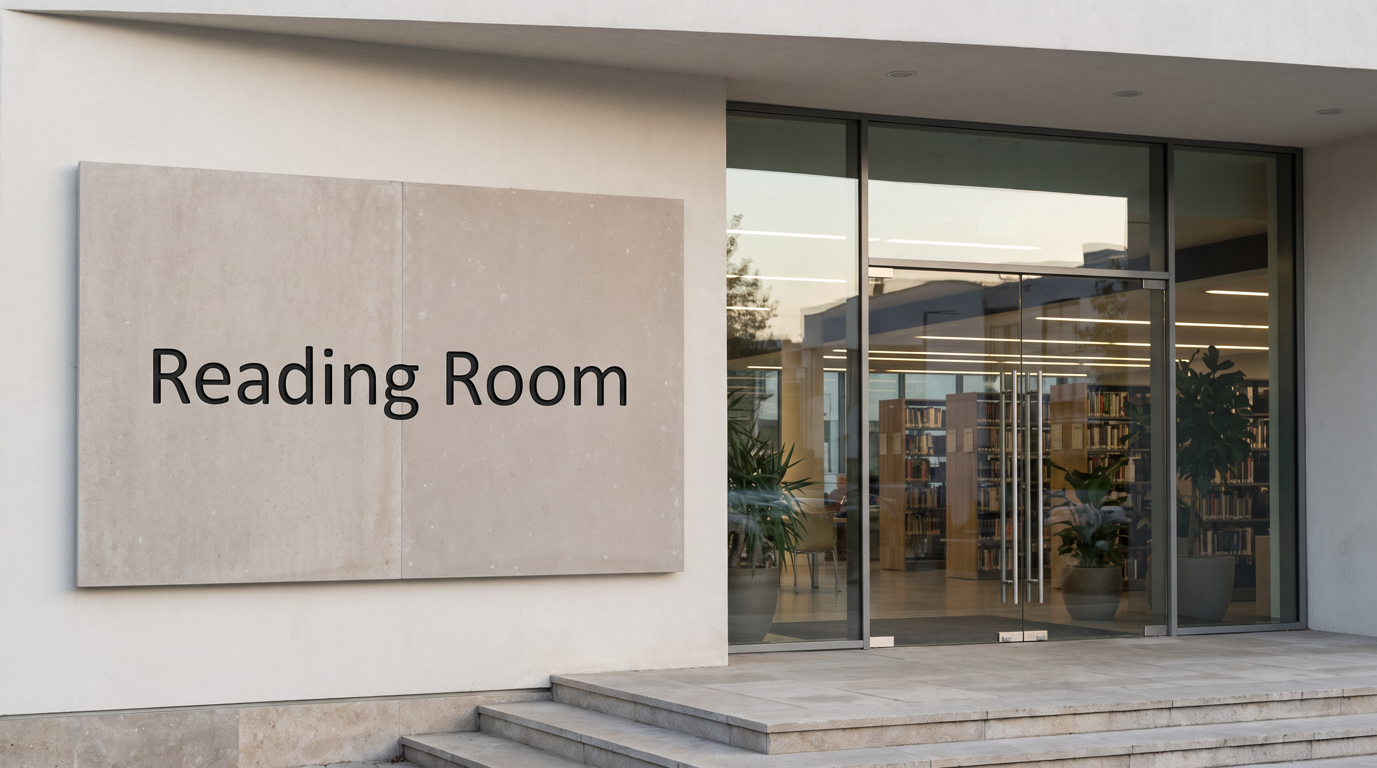 Calibri Light Font for Architectural Entrance Sign