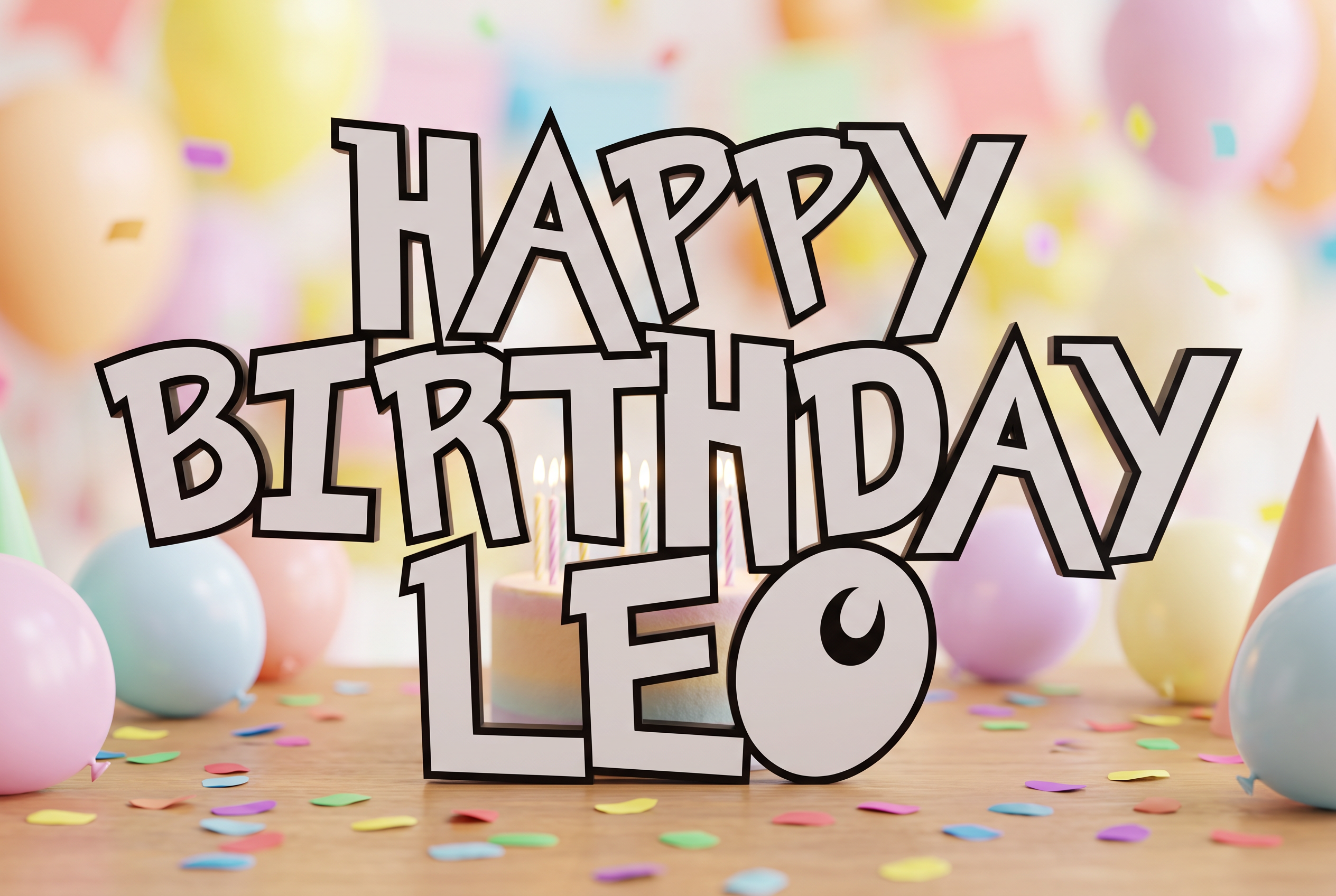 Pokemon Font Alphabet for Happy Birthday