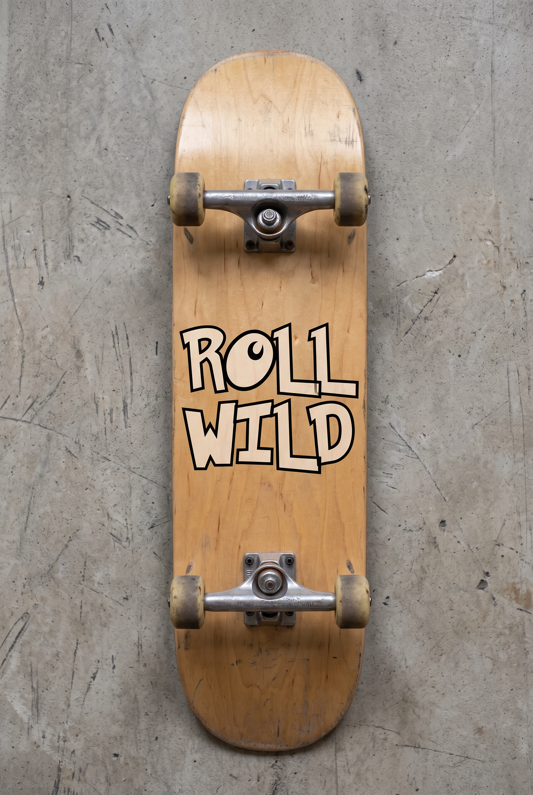 Pokemon Font Alphabet for Skate Deck Graphic