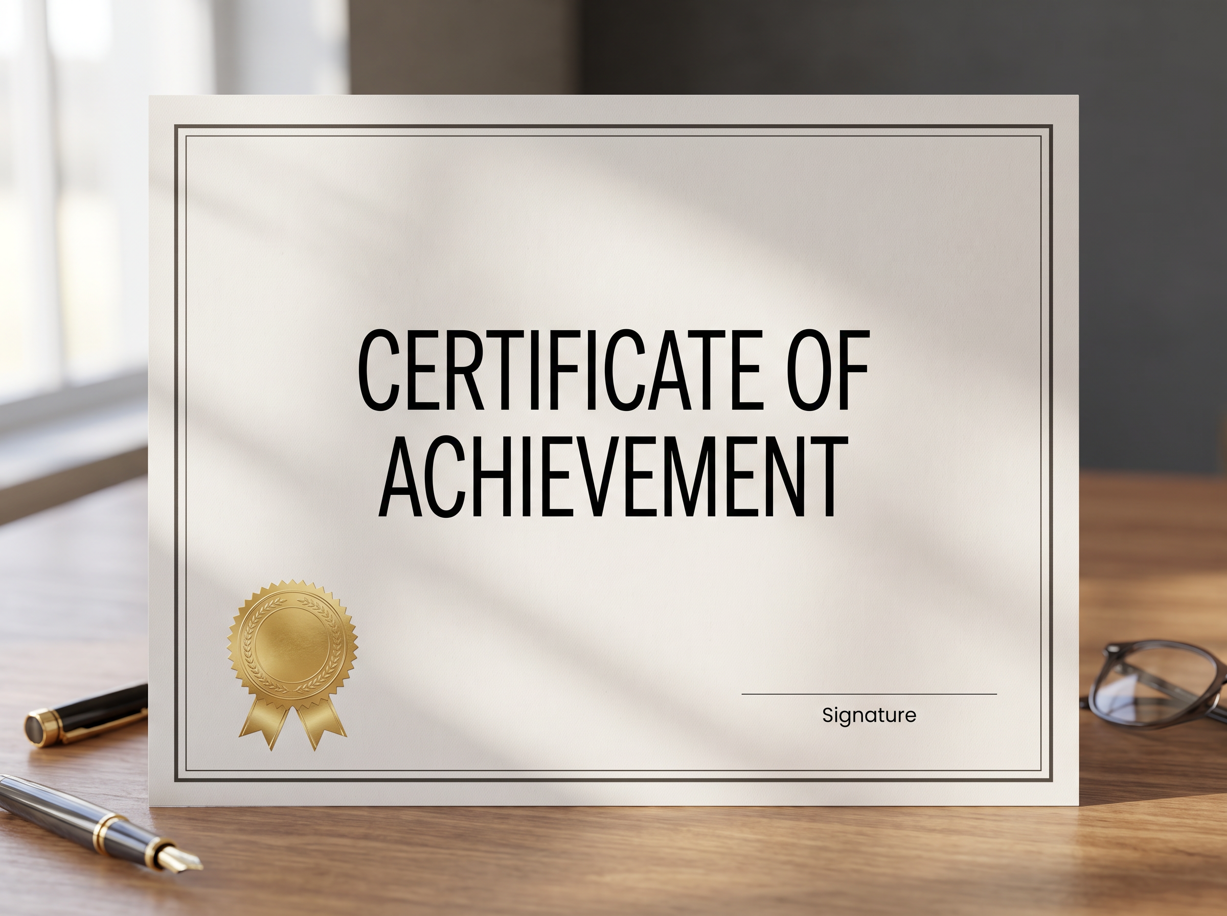 Poppins Font Sample Alphabet for Certificates