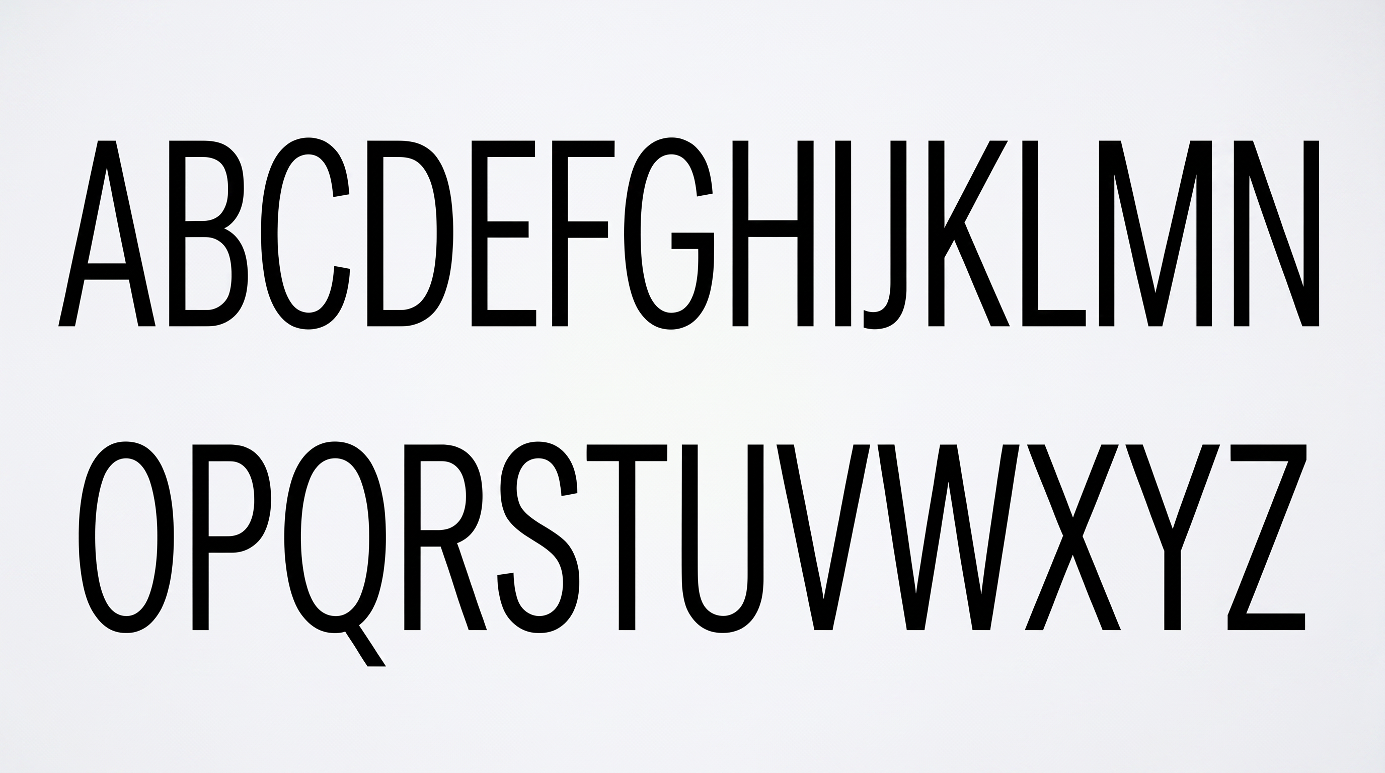 Poppins Font Sample Alphabet for Alphabet