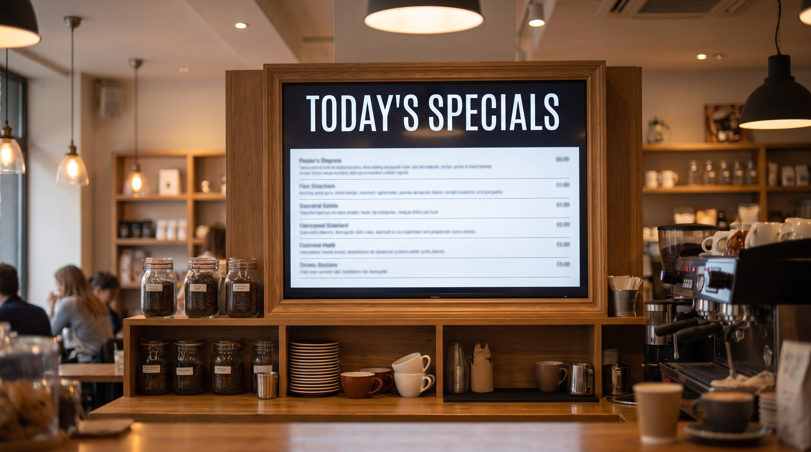 Poppins Font Sample Alphabet for Menu Boards
