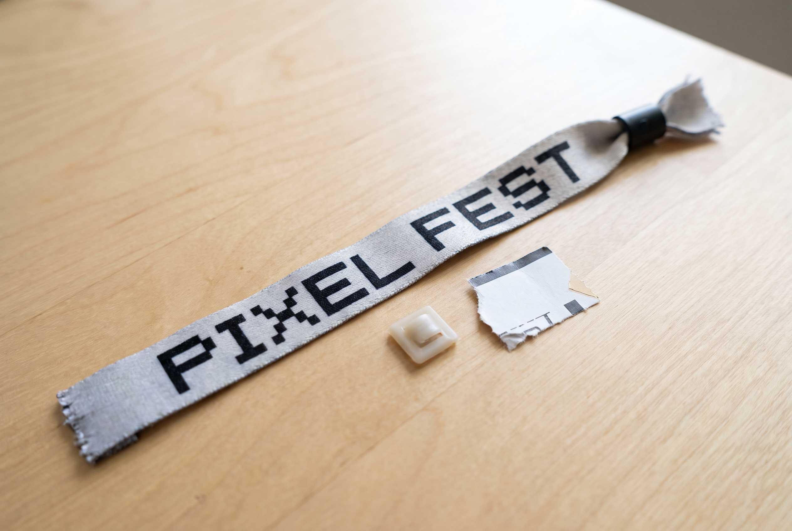 Pokemon Pixel Font for Event Wristband