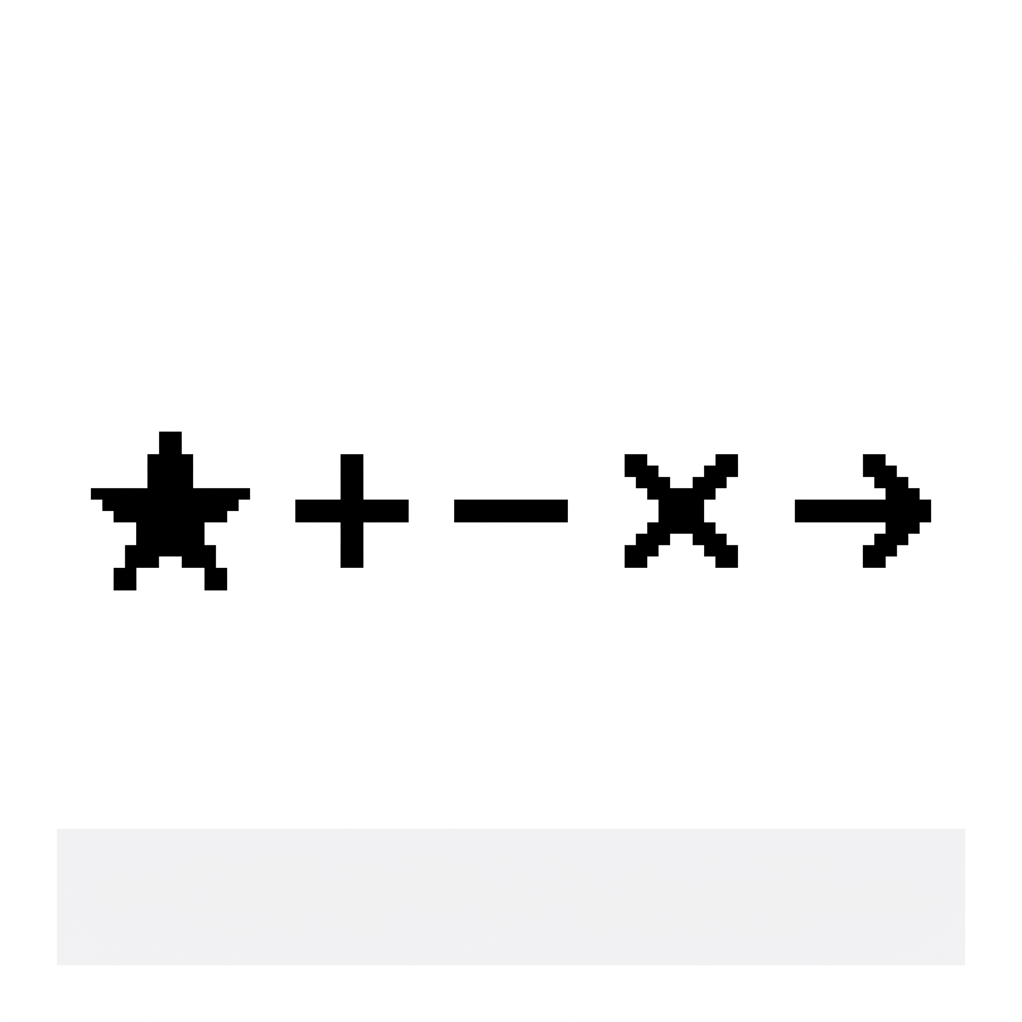 Pokemon Pixel Font for Symbols