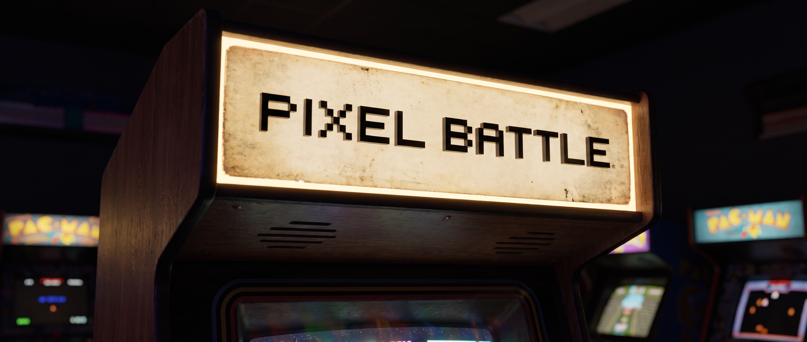 Pokemon Pixel Font for Arcade Marquee