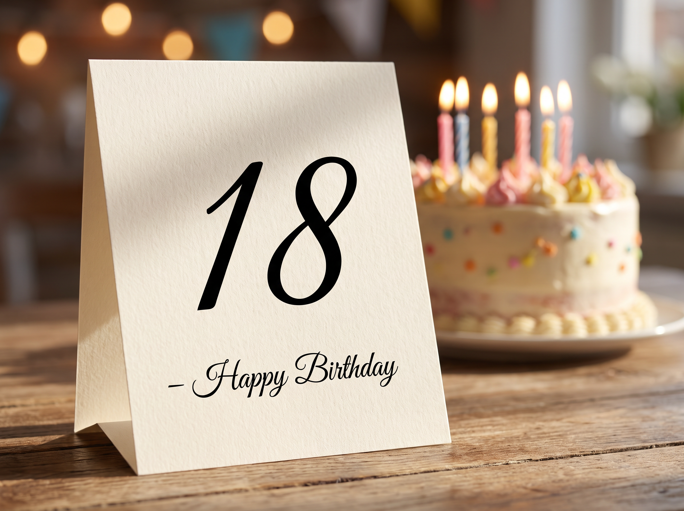 Happy Birthday Calligraphy Font for Number