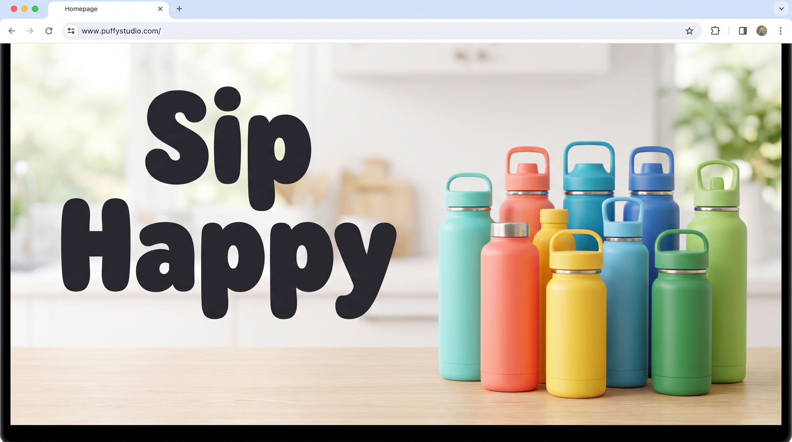 Bubble Font Logo for Banners