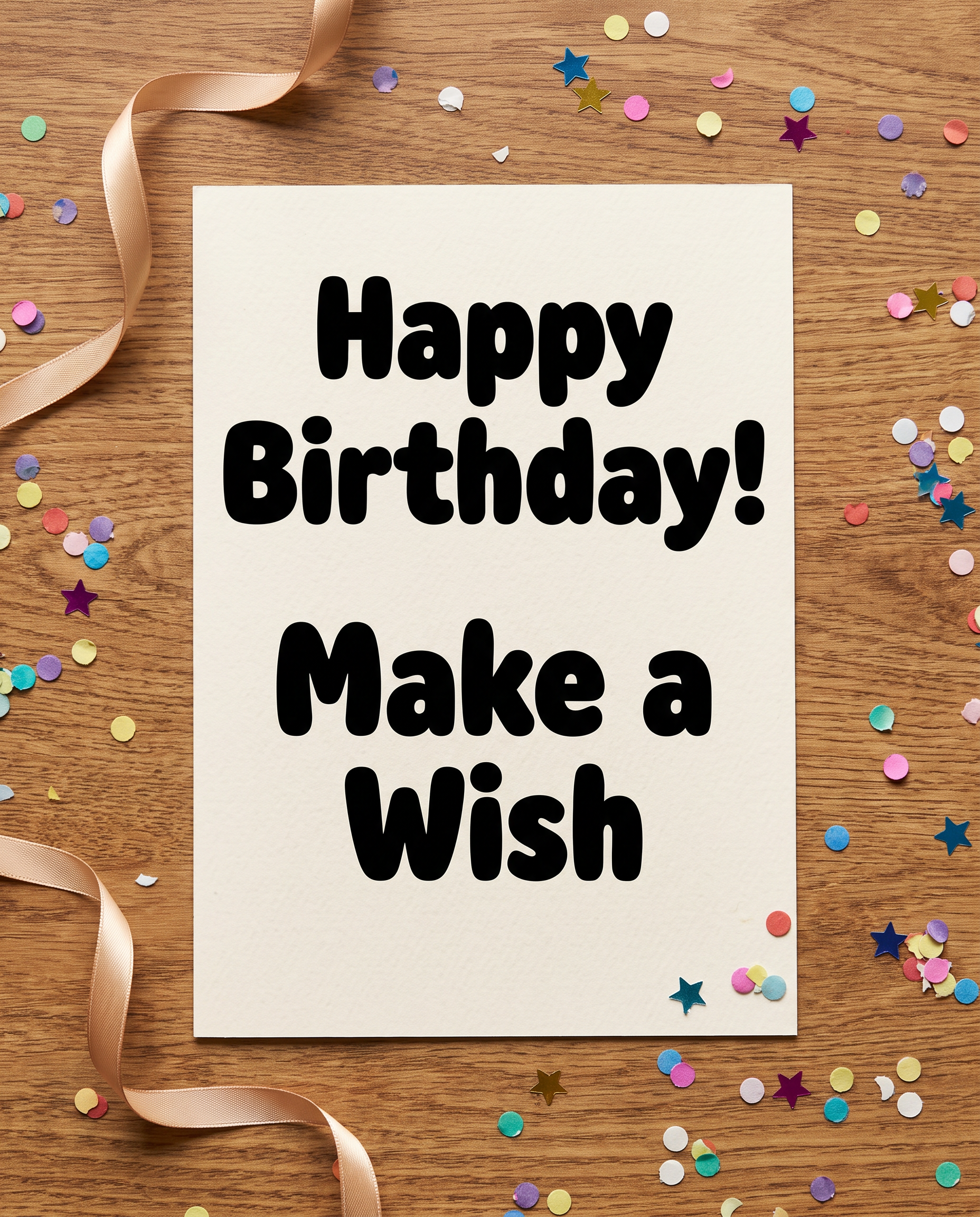 Bubble Font Logo for Happy Birthday
