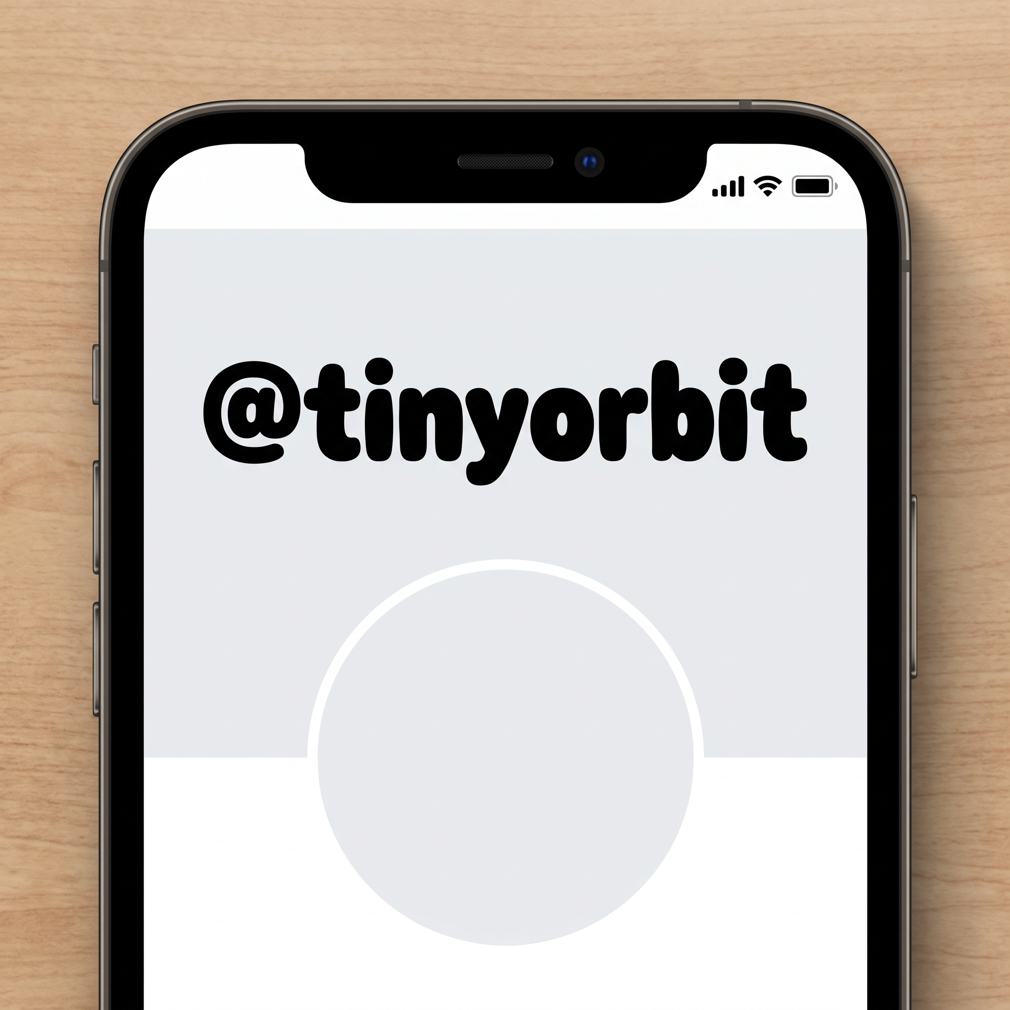 Bubble Font Logo for Username