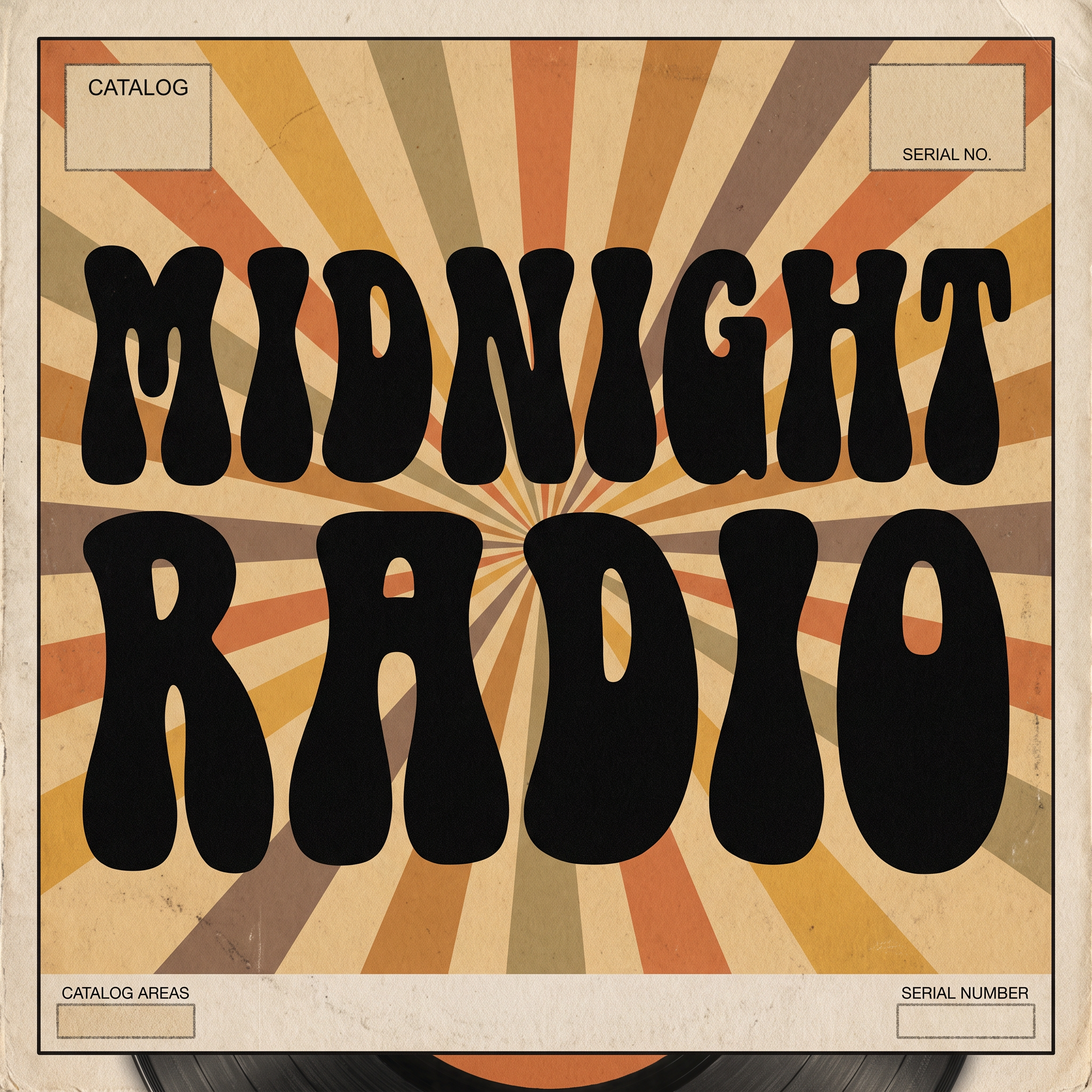 Retro Number Font for Album Covers