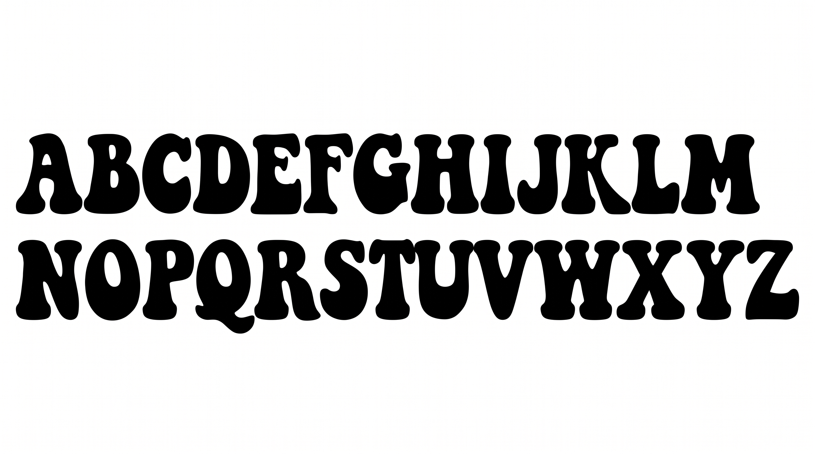 Retro Font Alphabet Generator