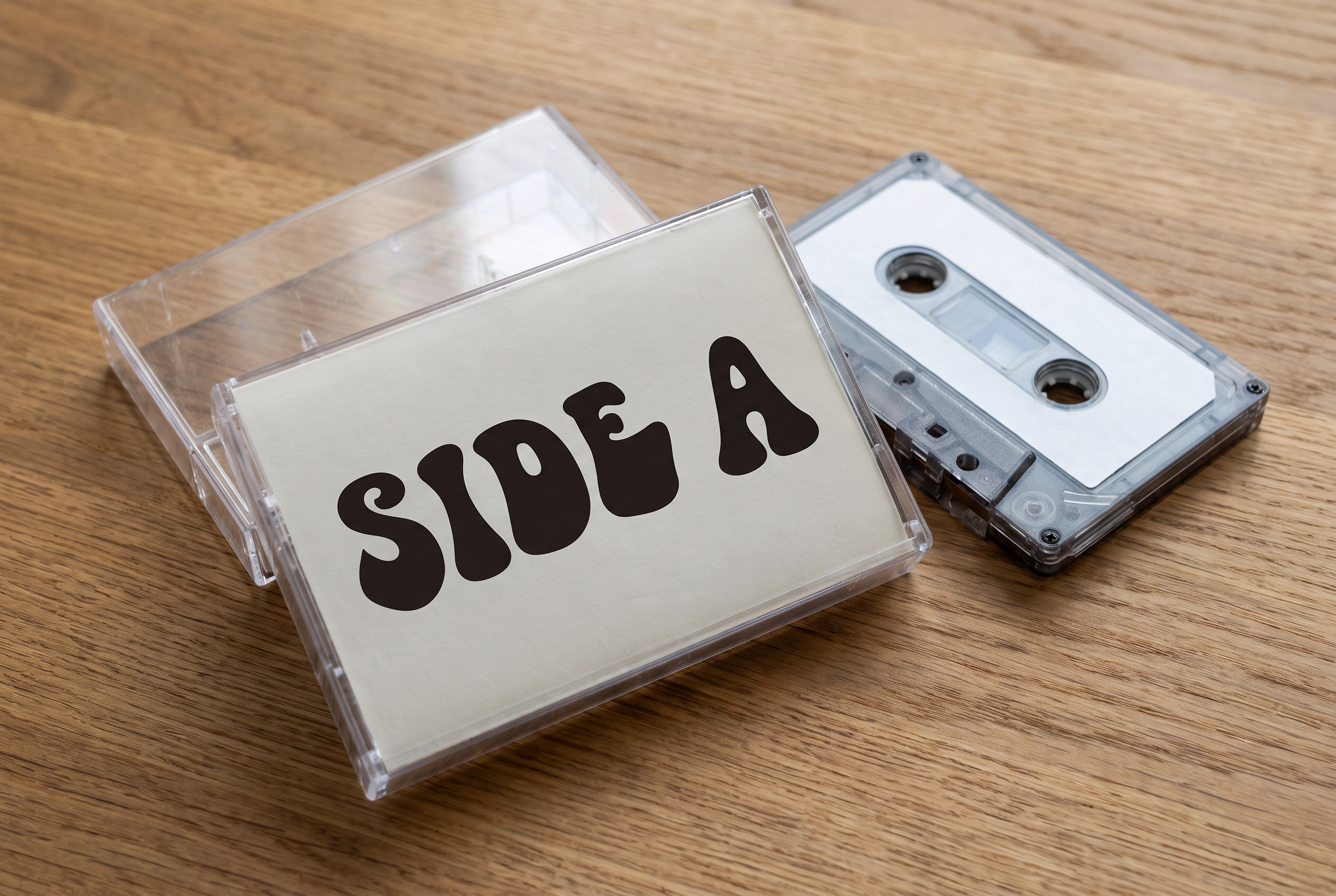 Retro Poster Font for Cassette J-Card
