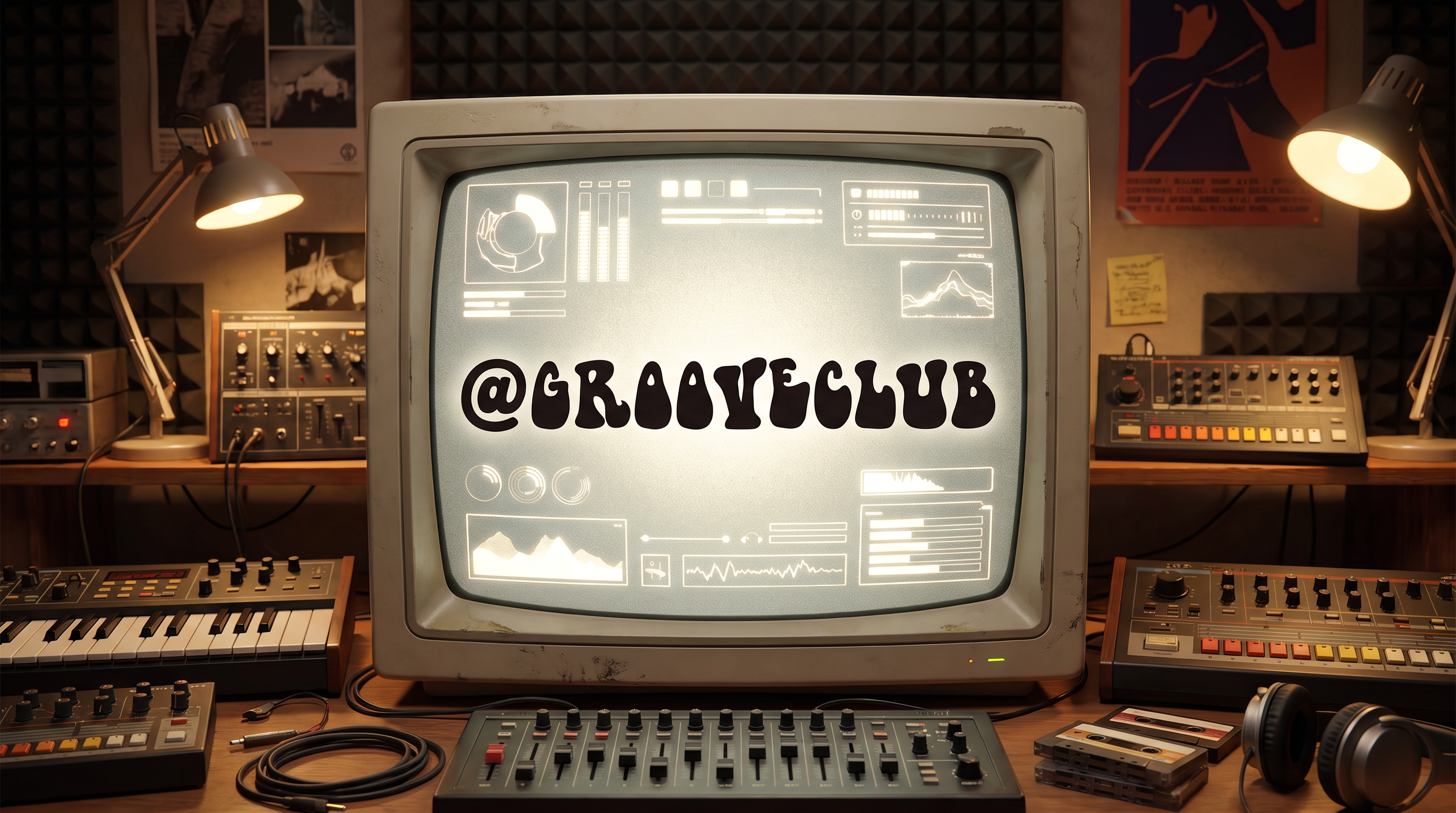 Retro Poster Font for Username