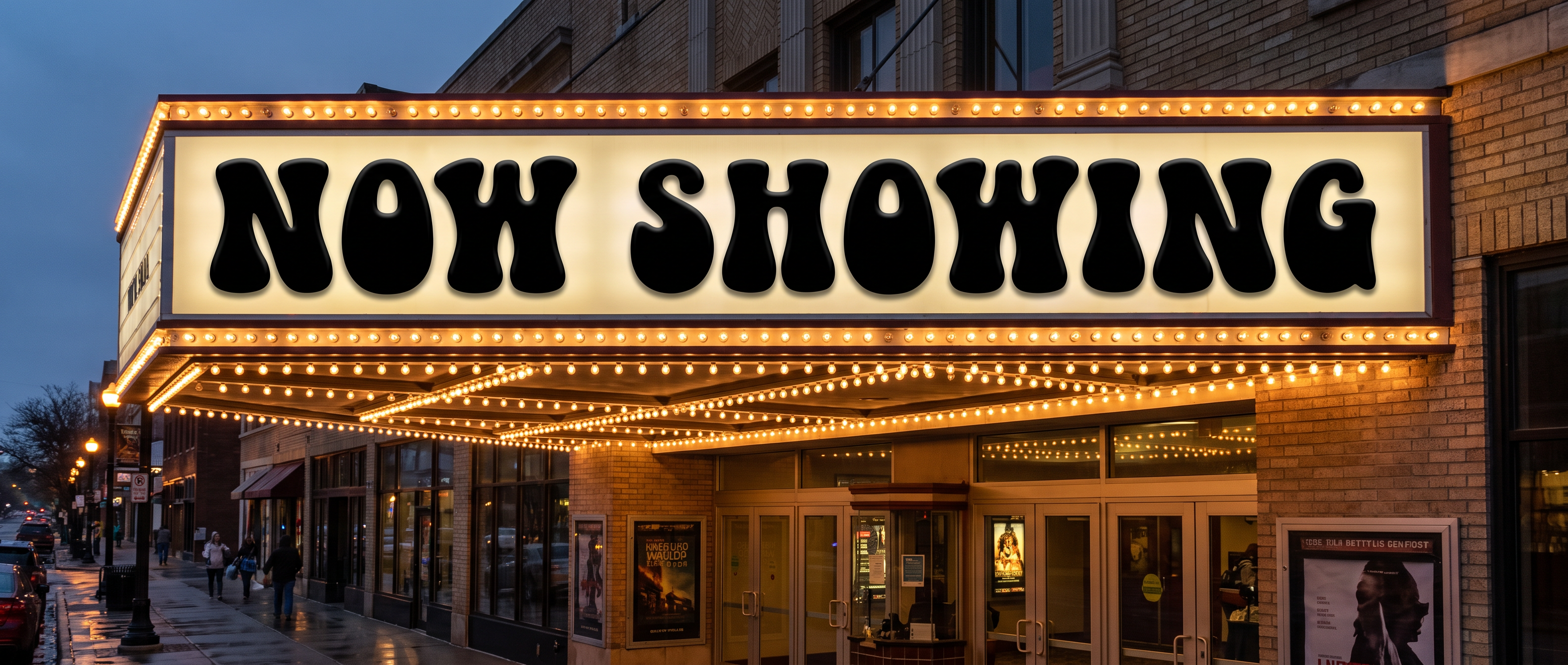 Retro Poster Font for Cinema Marquee