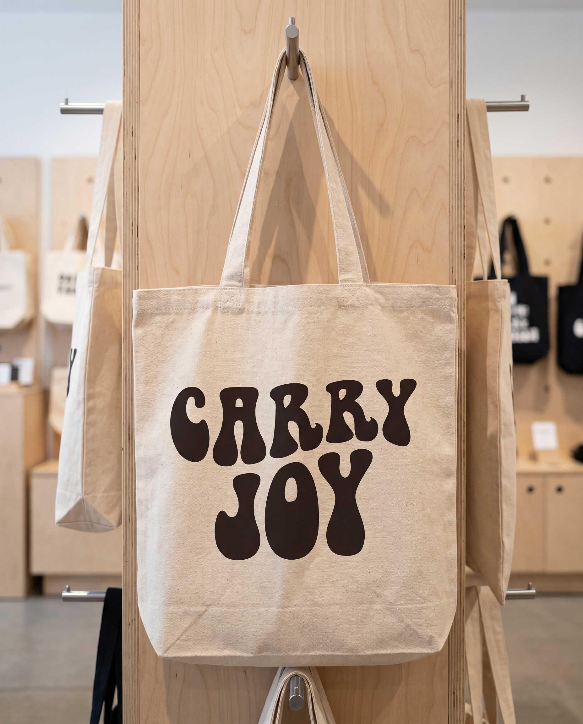 Retro Poster Font for Tote Bag