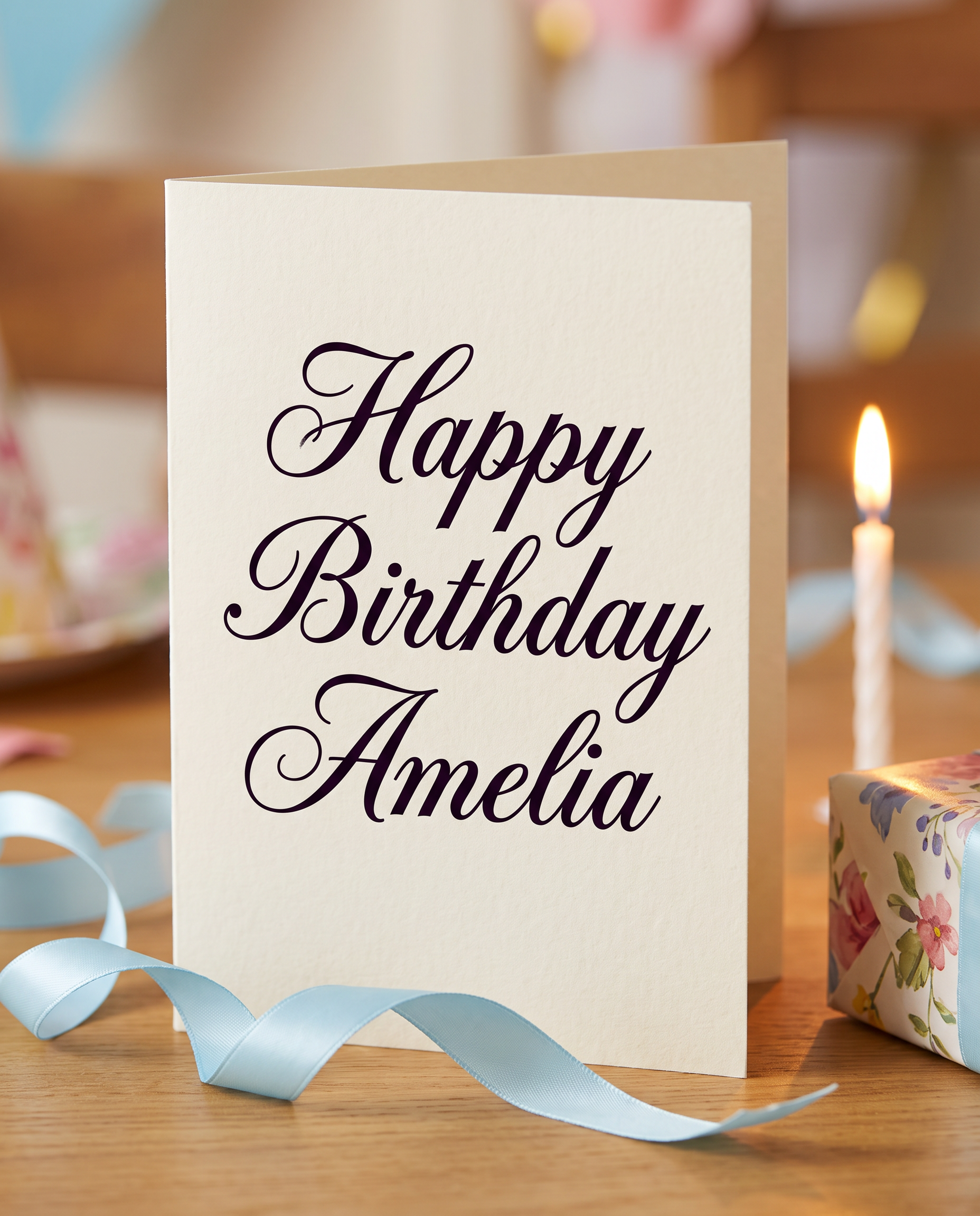 Cursive Font for Happy Birthday