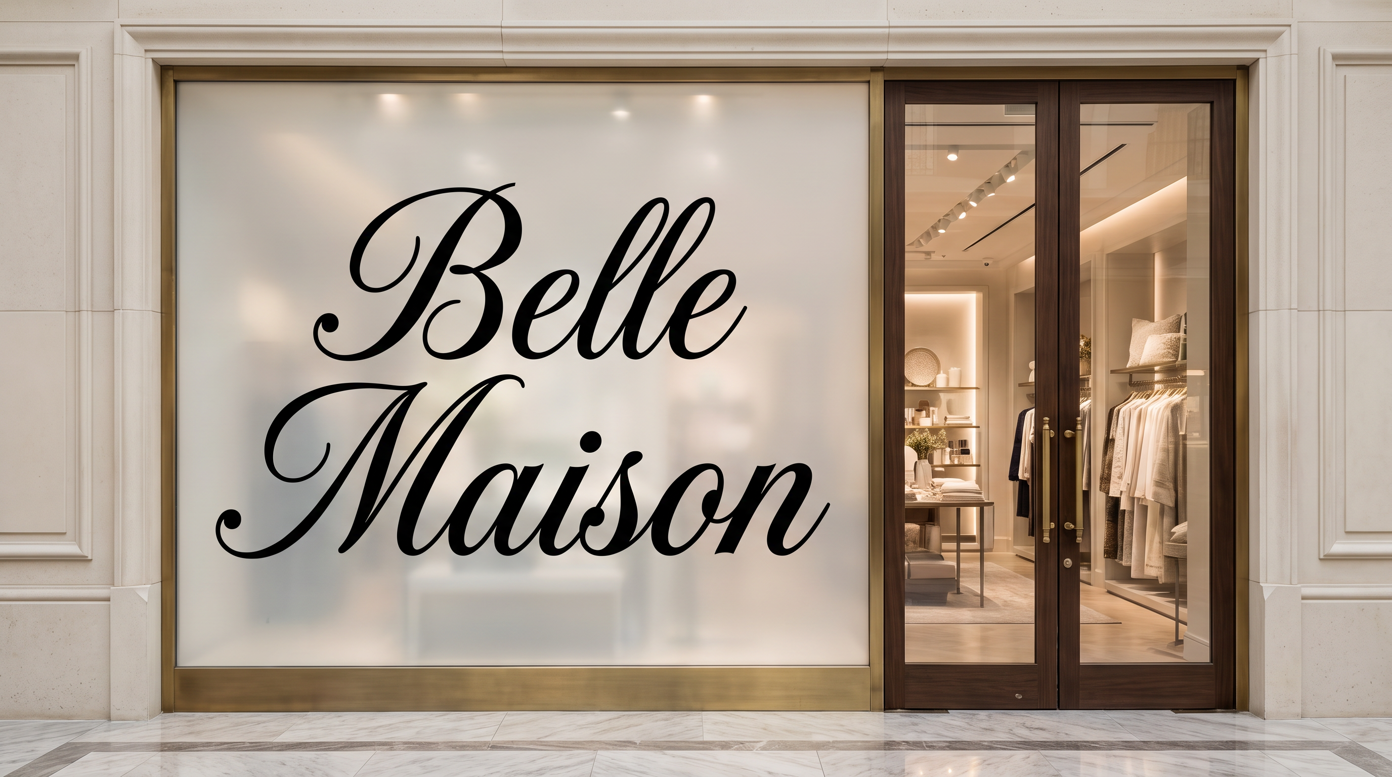 Cursive Font for Signage