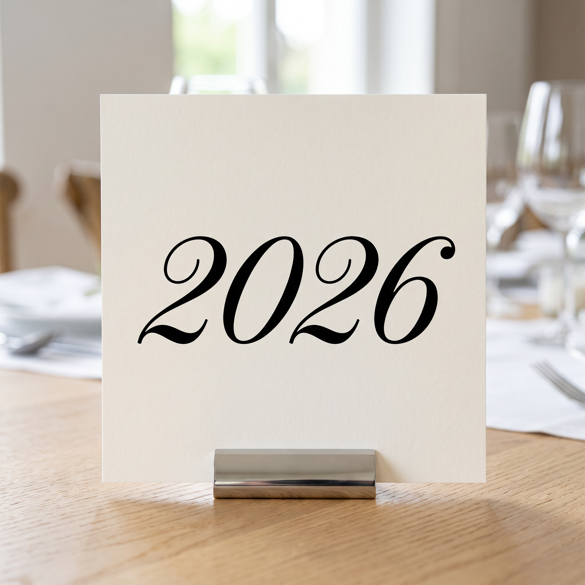 Cursive Font for Number