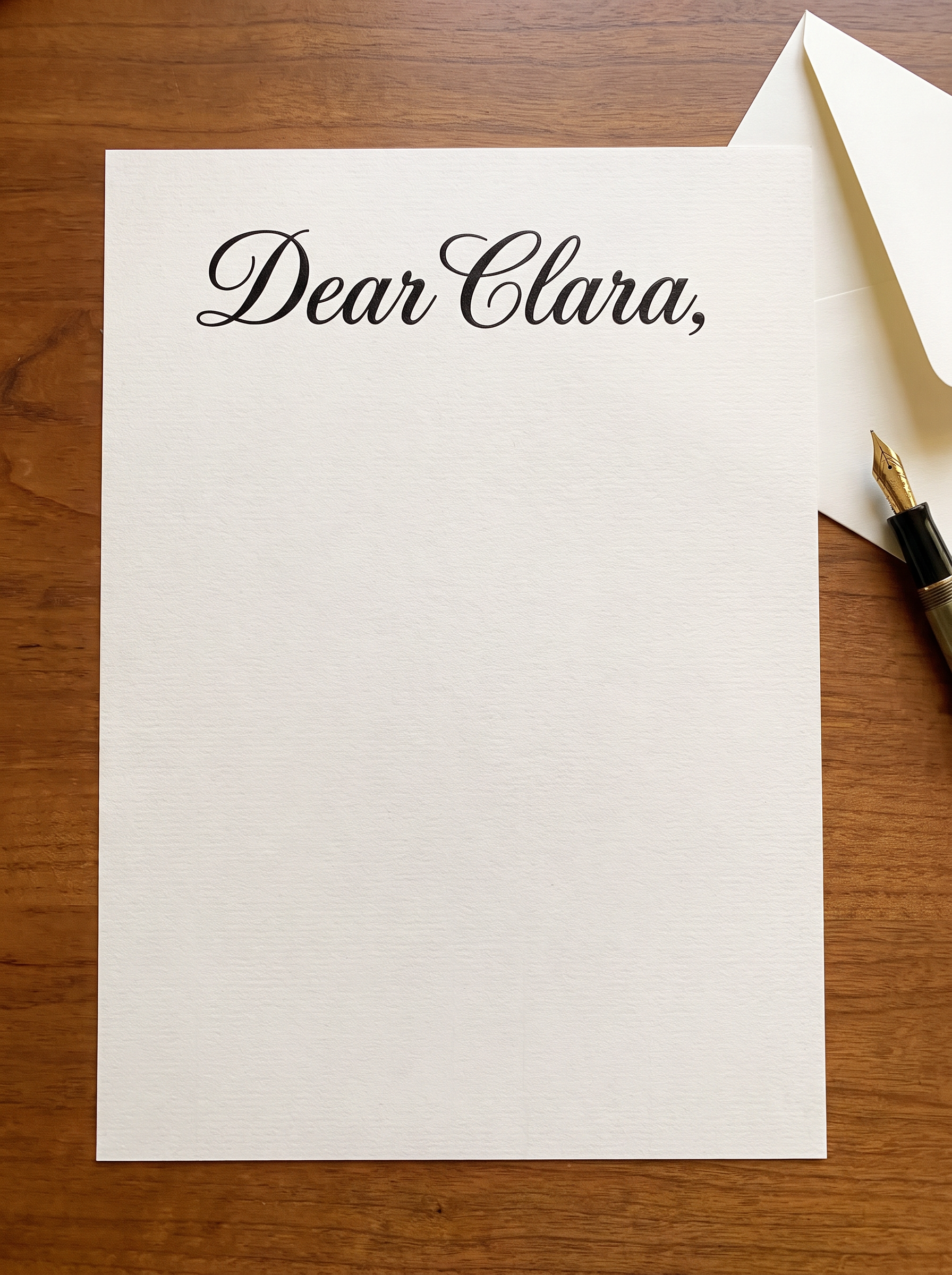 Cursive Font for Letter