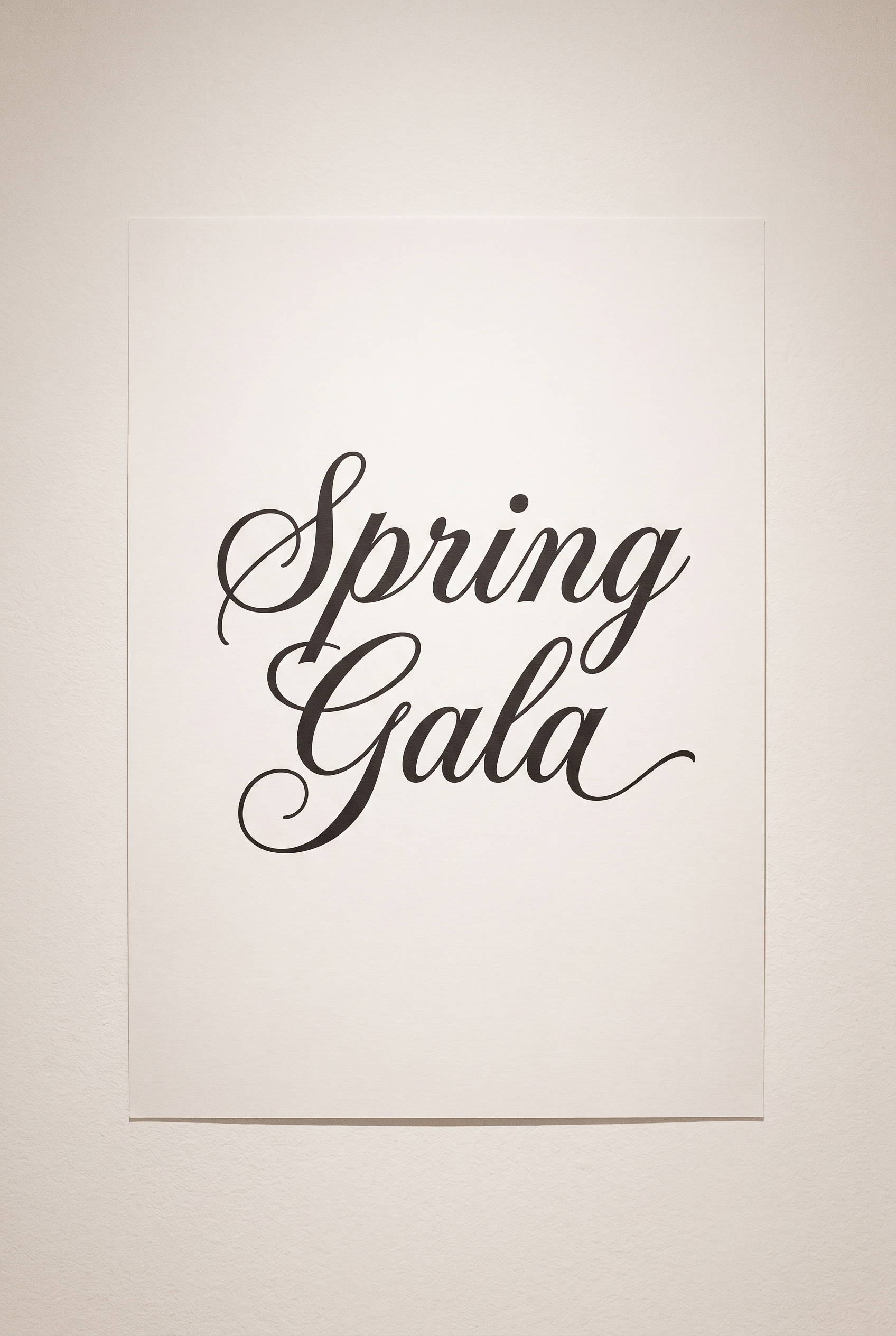 Cursive Font for Posters