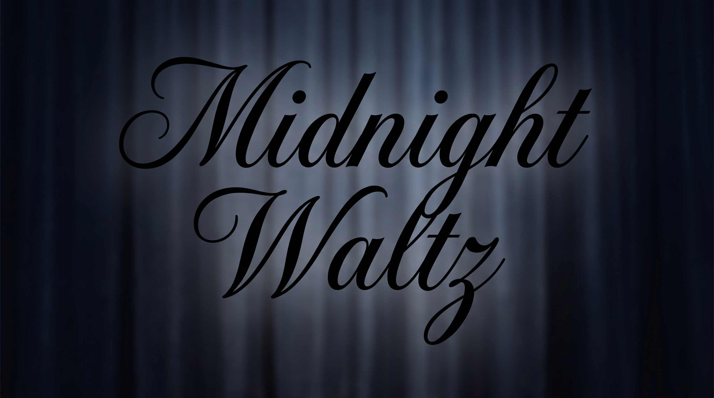 Cursive Font for Title