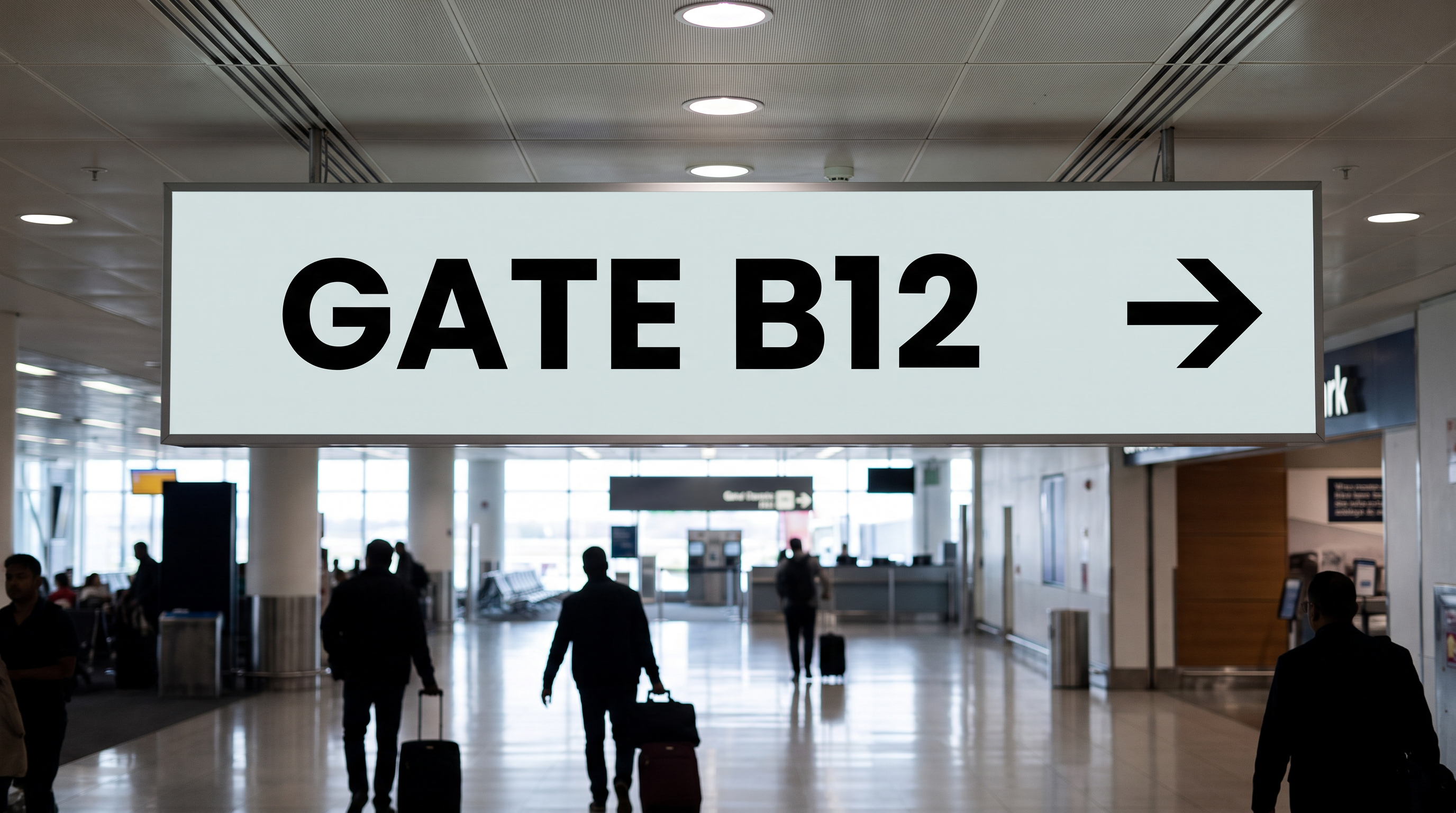Poppins Bold Font for Wayfinding Sign