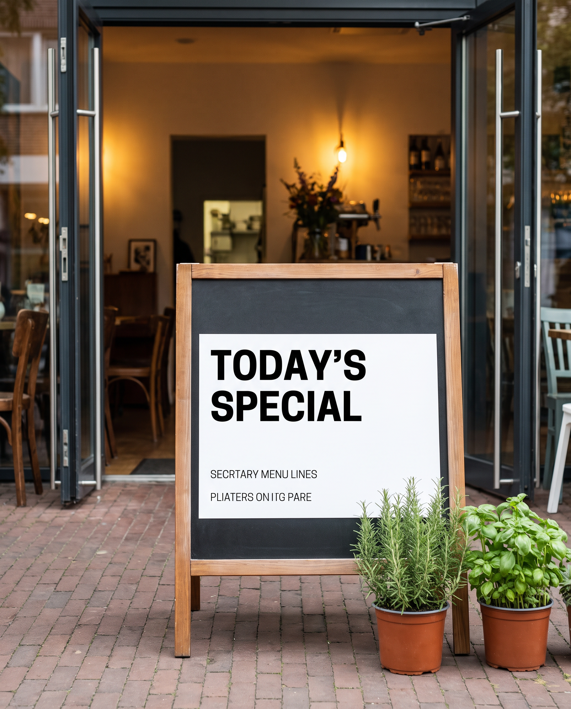 Poppins Bold Font for Restaurant Menu Board