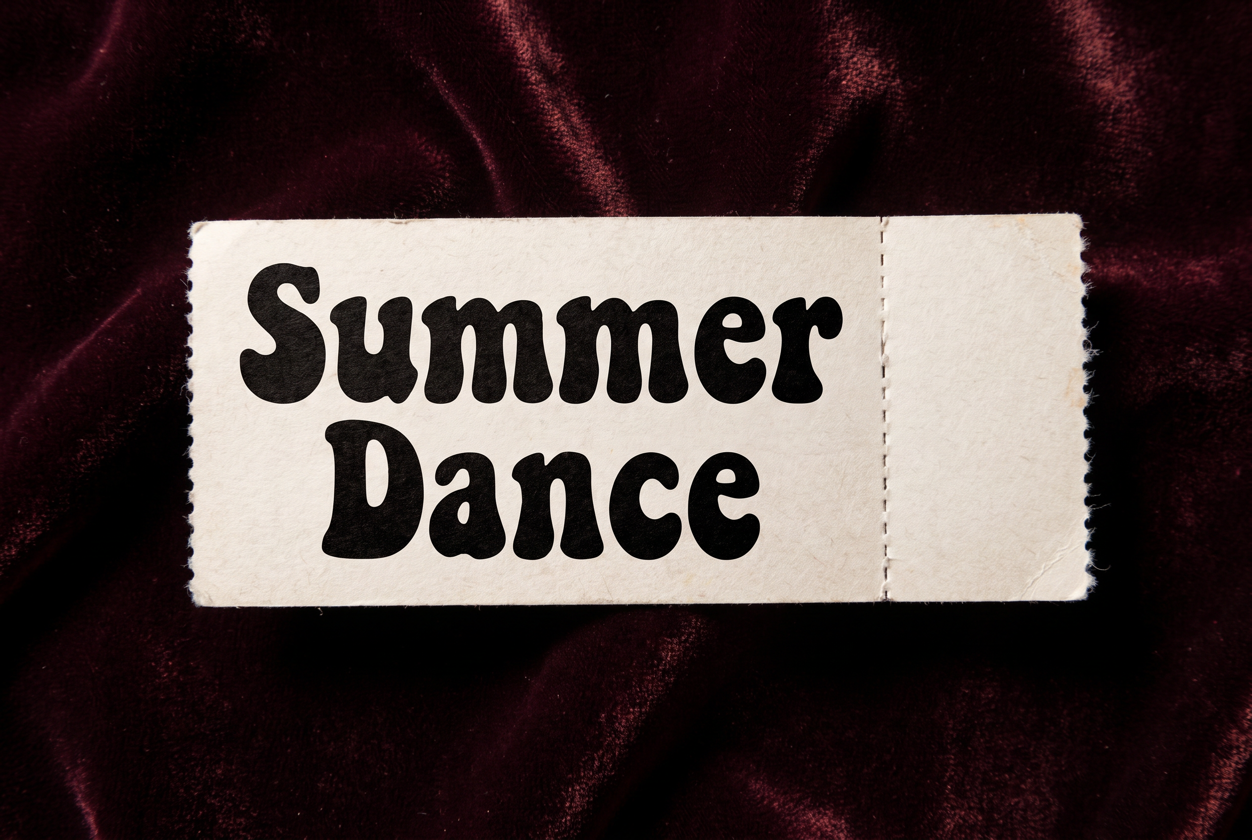Retro Font for Event Tickets