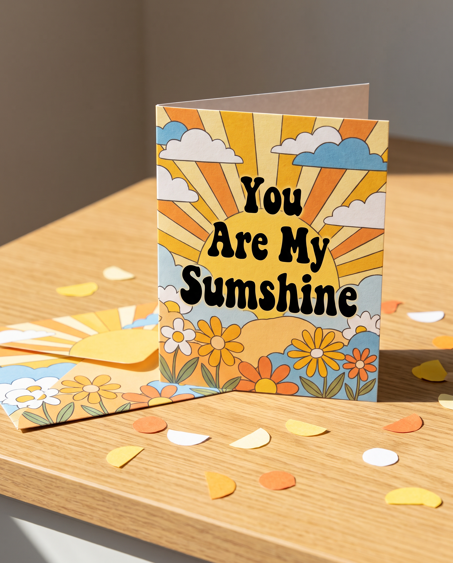 Retro Font for Greeting Cards