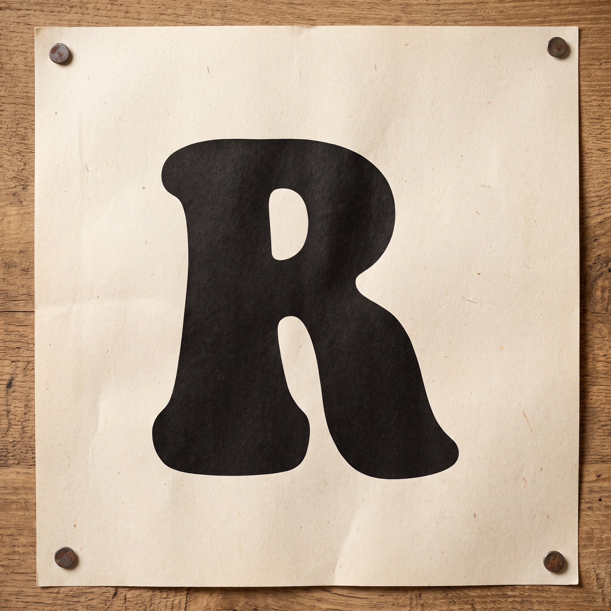 Retro Font for Letter