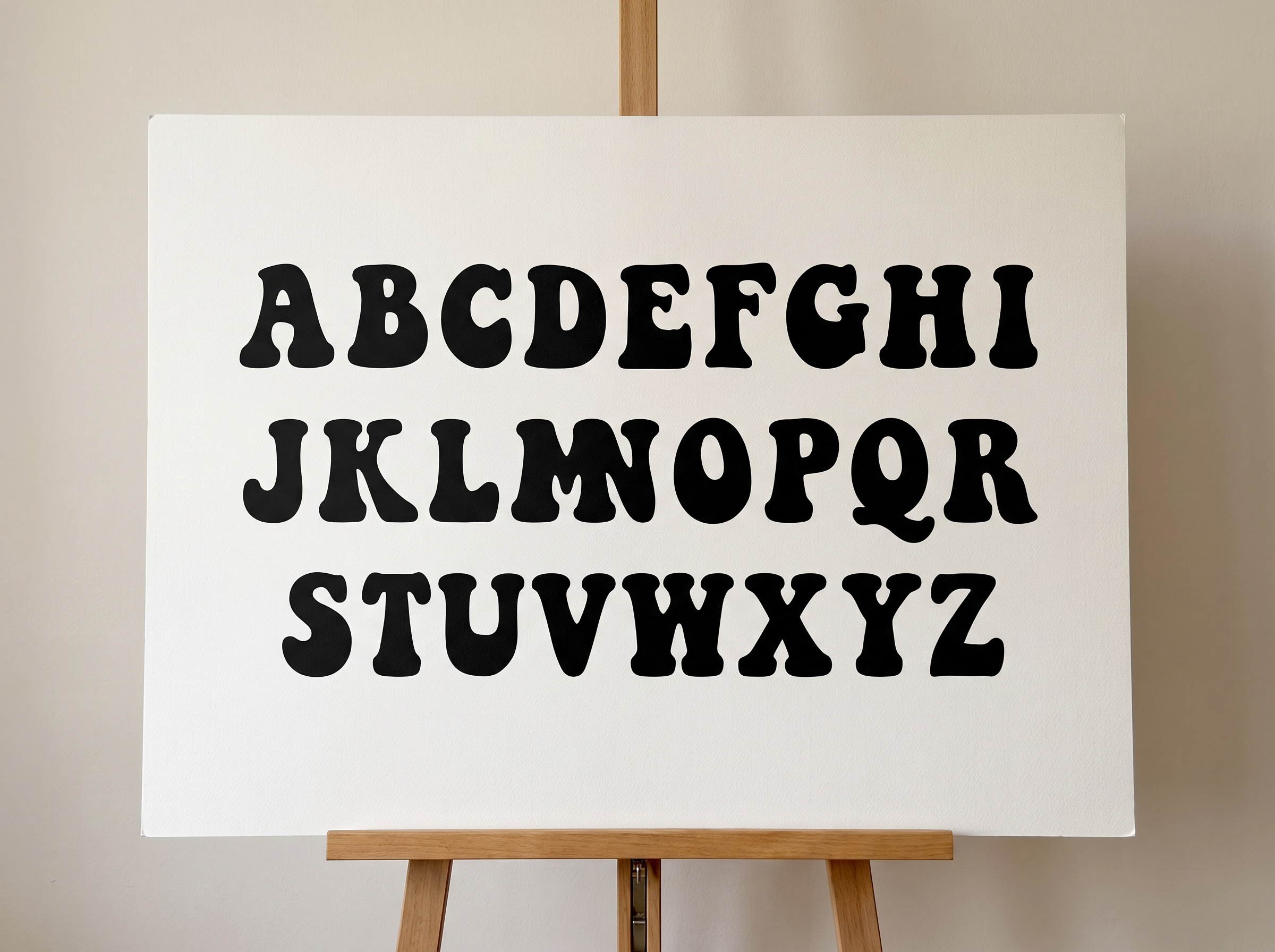 Retro Font for Alphabet