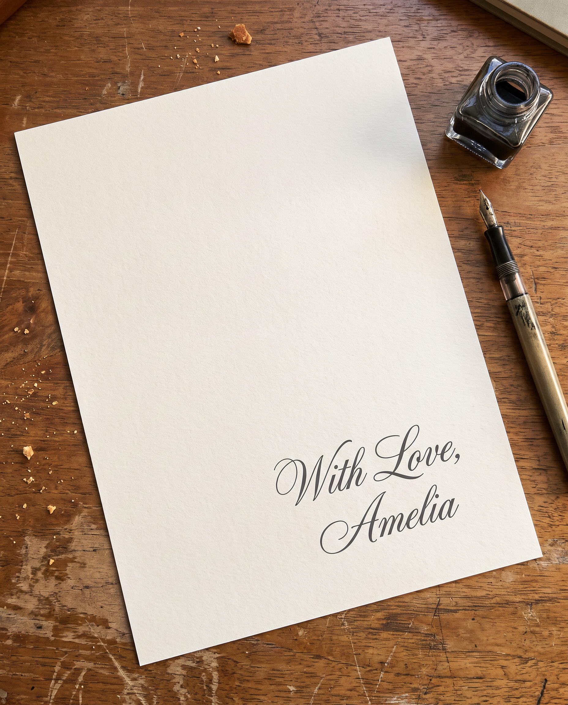 Happy Birthday Cursive Font for Letter