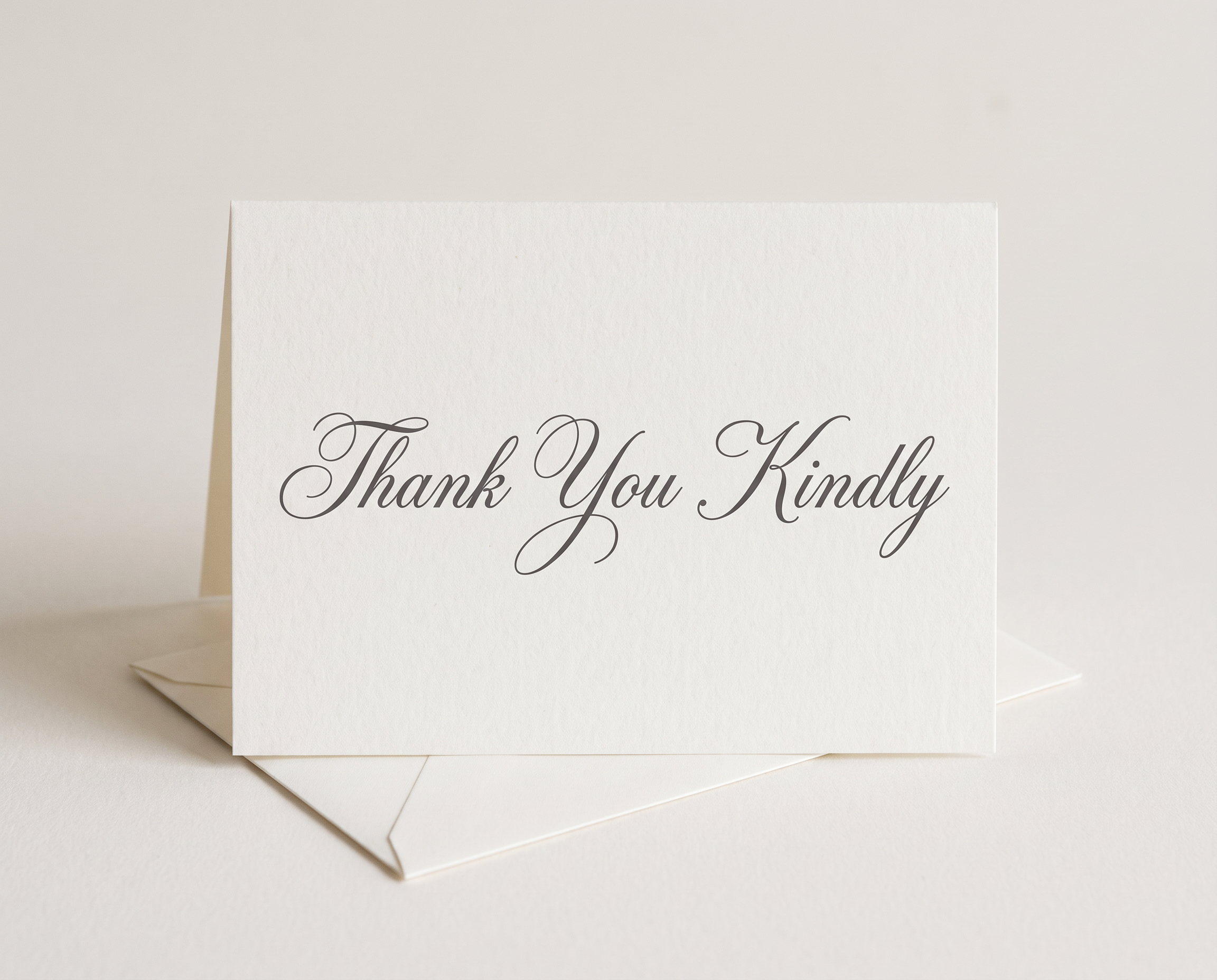 Happy Birthday Cursive Font for Thank You Card